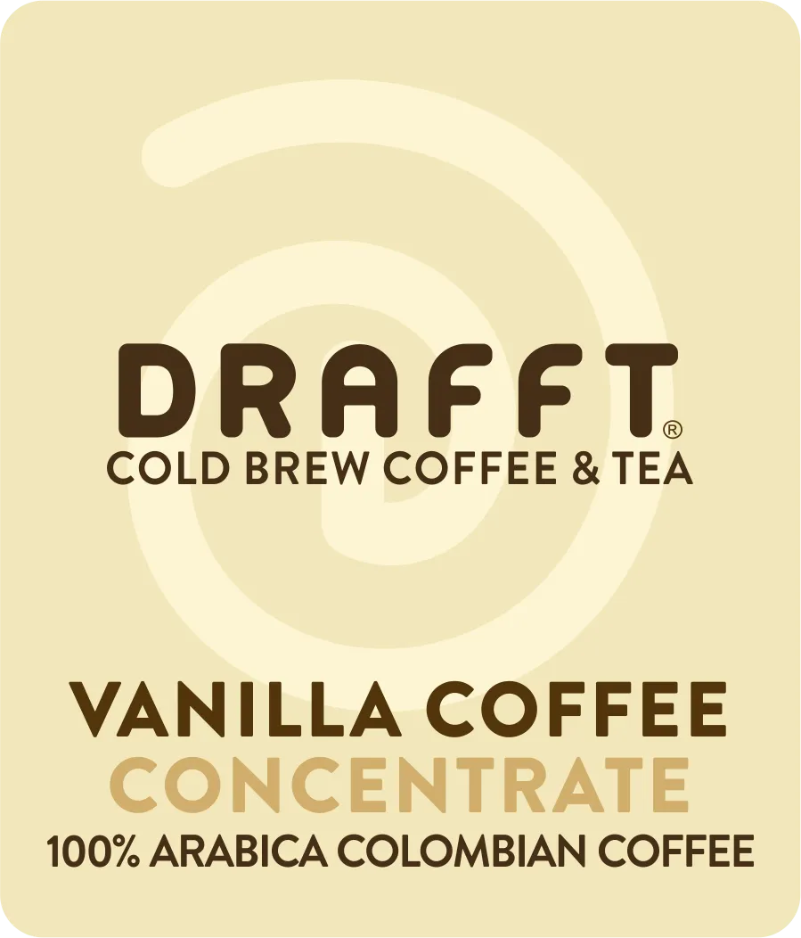 vanilla coffee label